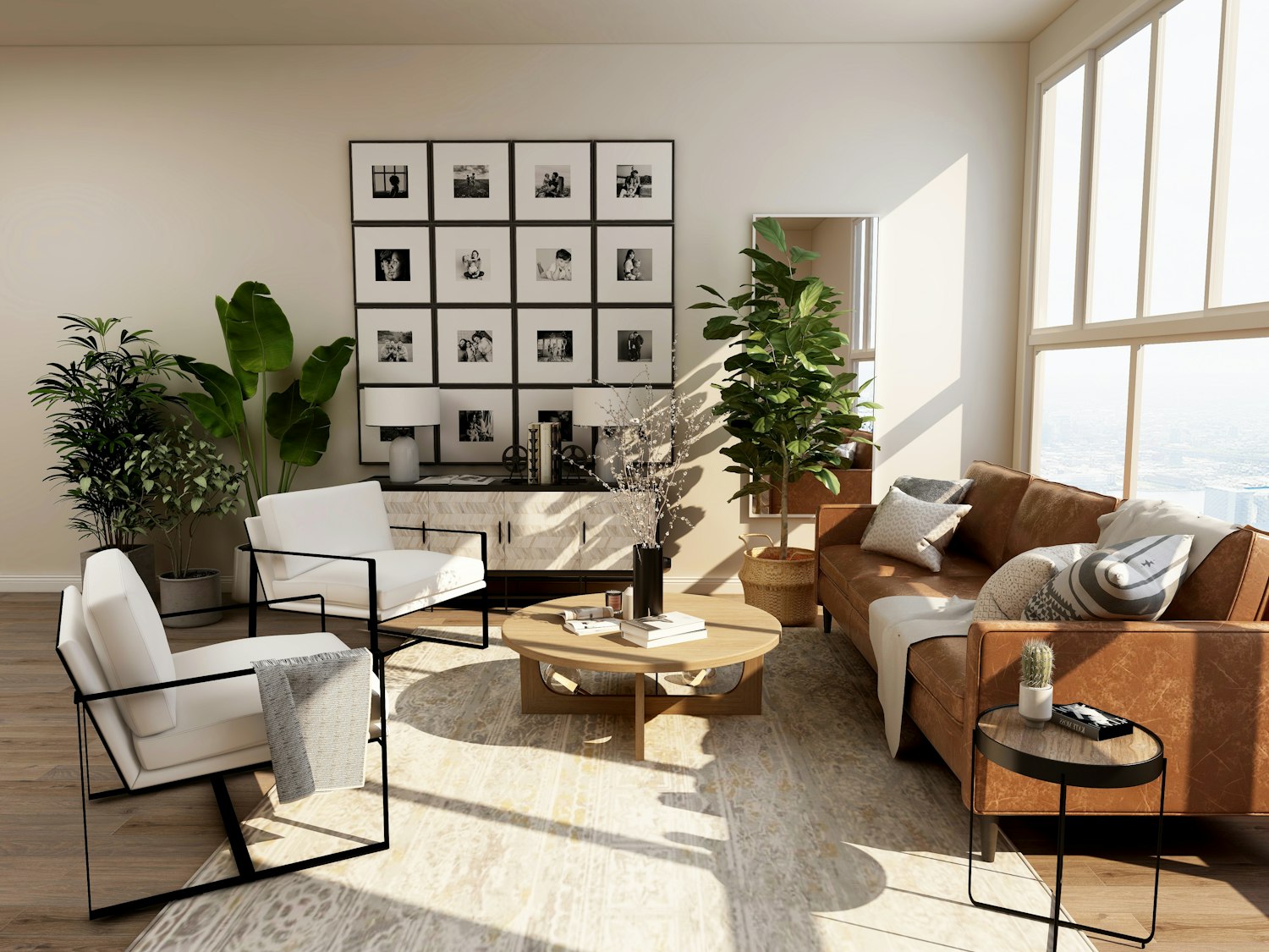 Temporary sample photograph for the warm contemporary design direction